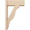 Ekena Millwork 8-in W x 22-in D x 34-in H Funston Block Rough Cedar Woodgrain TimberThane Outlooker, Primed Tan OUTUR080X22X34FST44RCPR - alternate 3